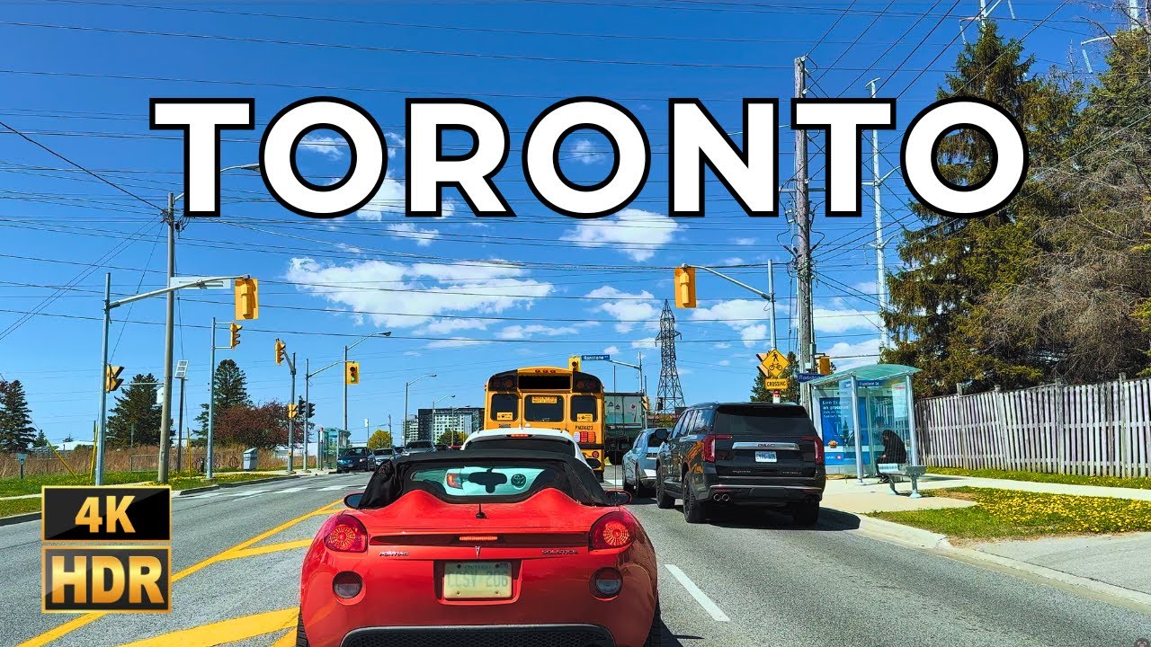 Greektown to Scarborough via Danforth Ave | Toronto 4K HDR POV Drive