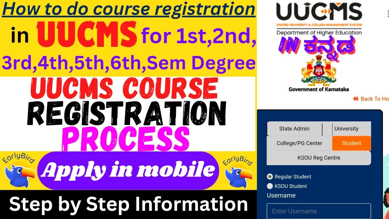 UUCMS COURSE REGISTRATION HOW TO DO COURSE REGISTRATION IN UUCMS#uucms#uucmscouse#ranichennamma#kud