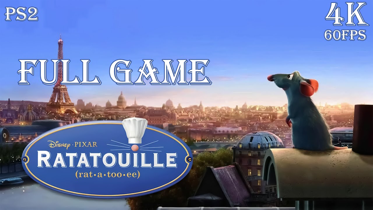 Ratatouille (PS2) Full Gameplay Walkthrough 4K UHD Longplay