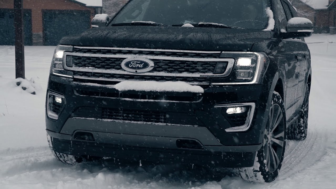 2020 Ford Expedition IN A BLIZZARD