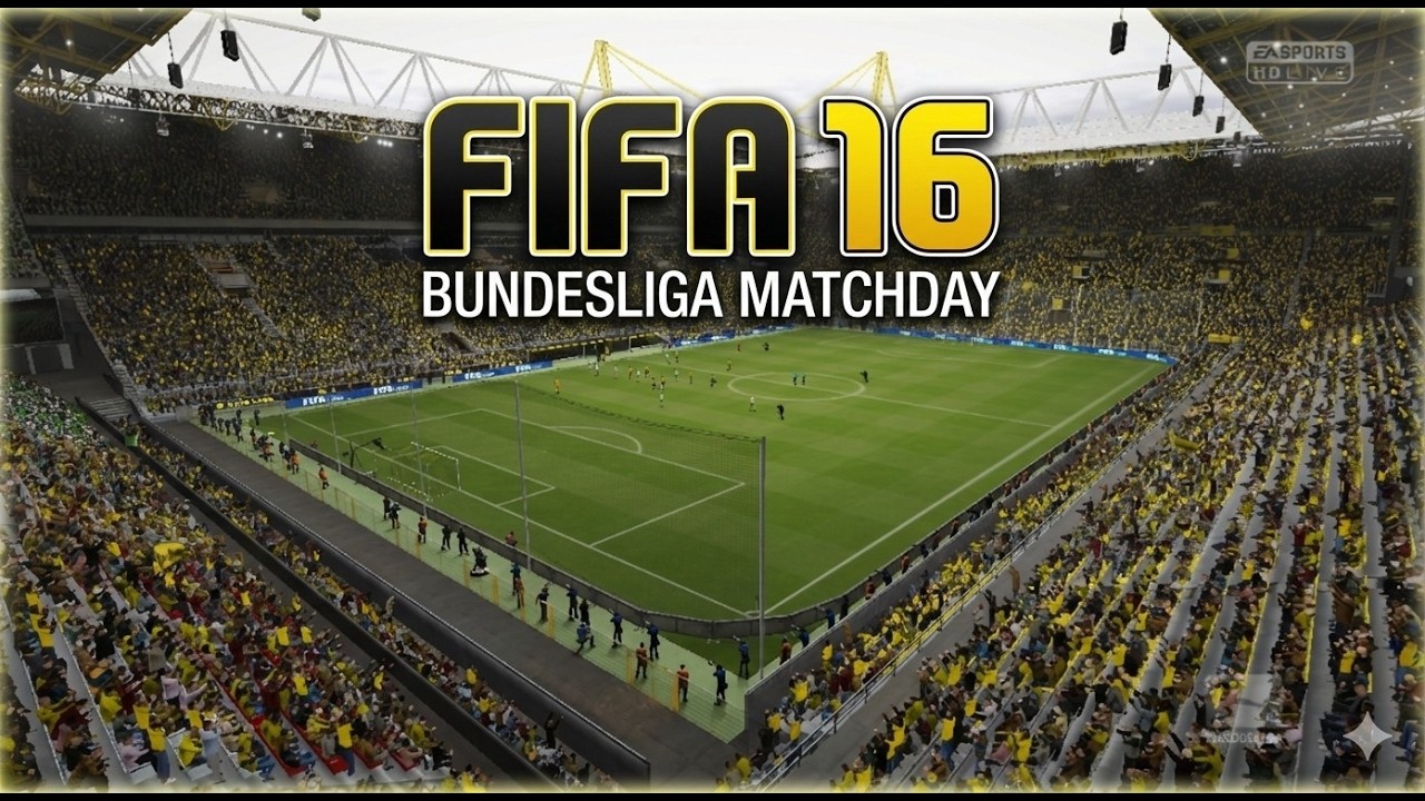 FIFA 16 (PC) - Borussia Dortmund vs VFL Wolfsburg [Signal Iduna Park]