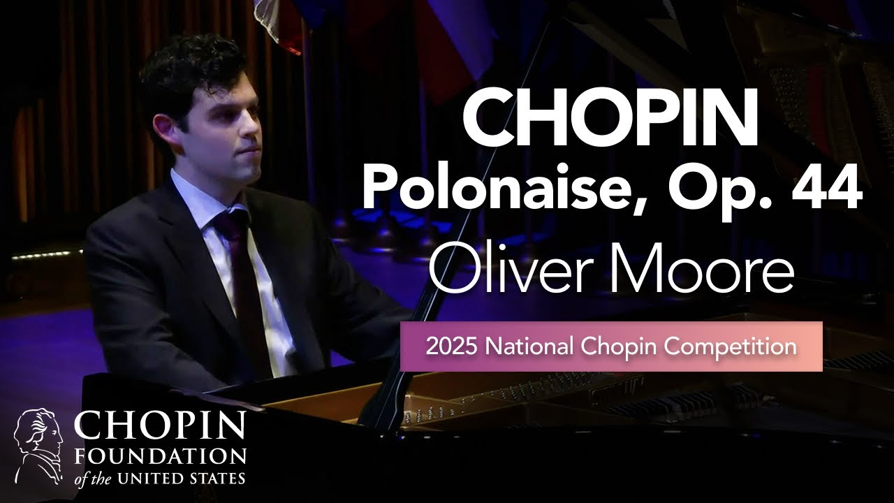 OLIVER MOORE &ndash; Polonaise, Op. 44 (11th National Chopin Competition, quarterfinals)