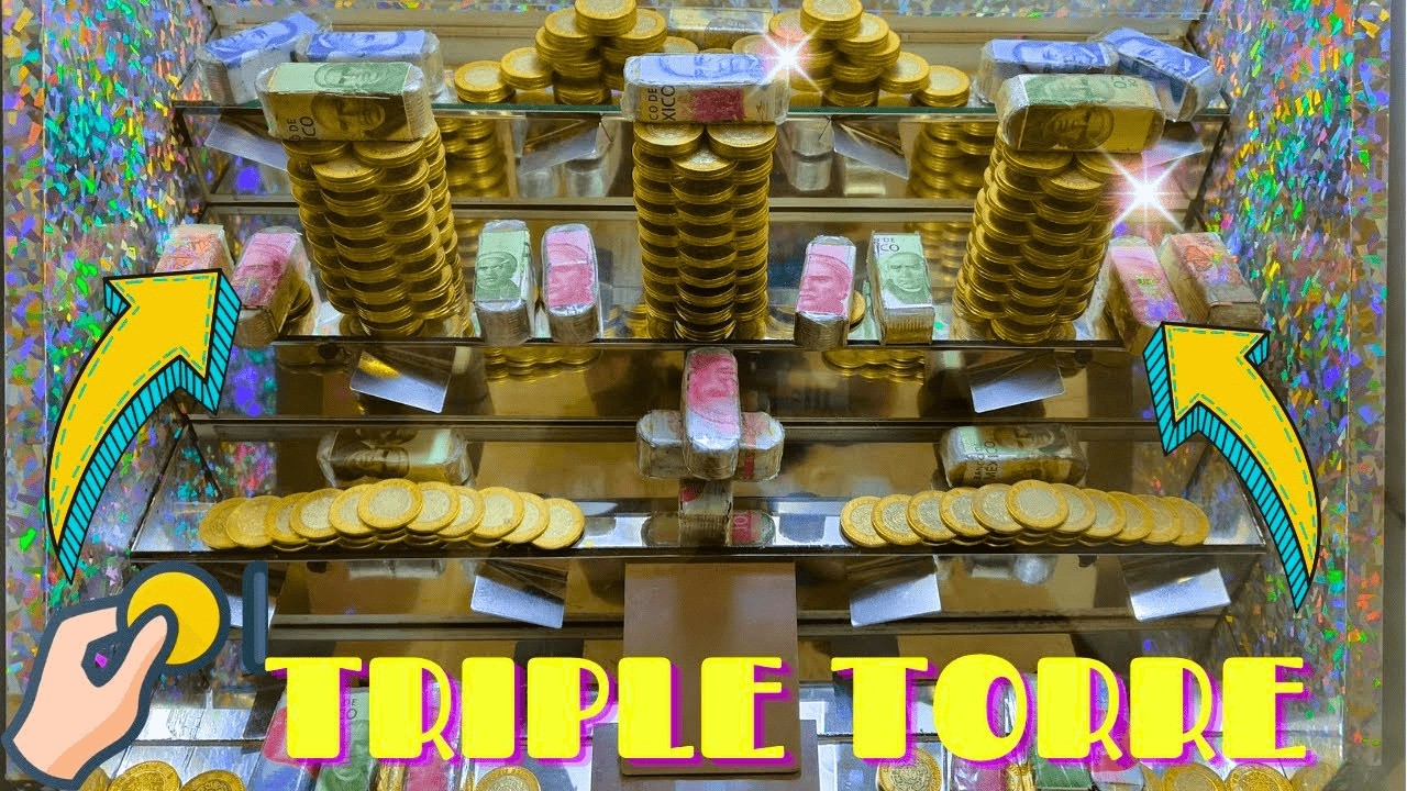 Triplete de torres en la tragamonedas de cascada 03-18