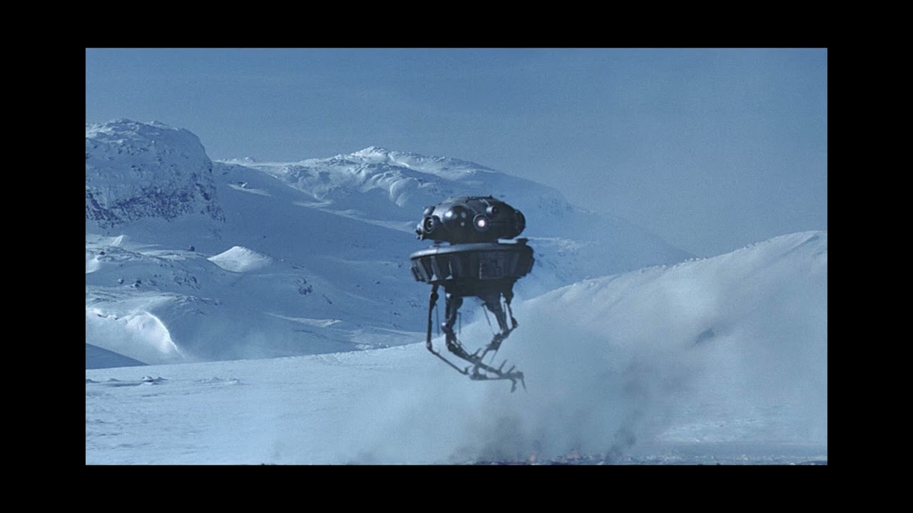 Star Wars: 1 Hour Imperial Probe Droid Chatter In Hoth Snowstorm