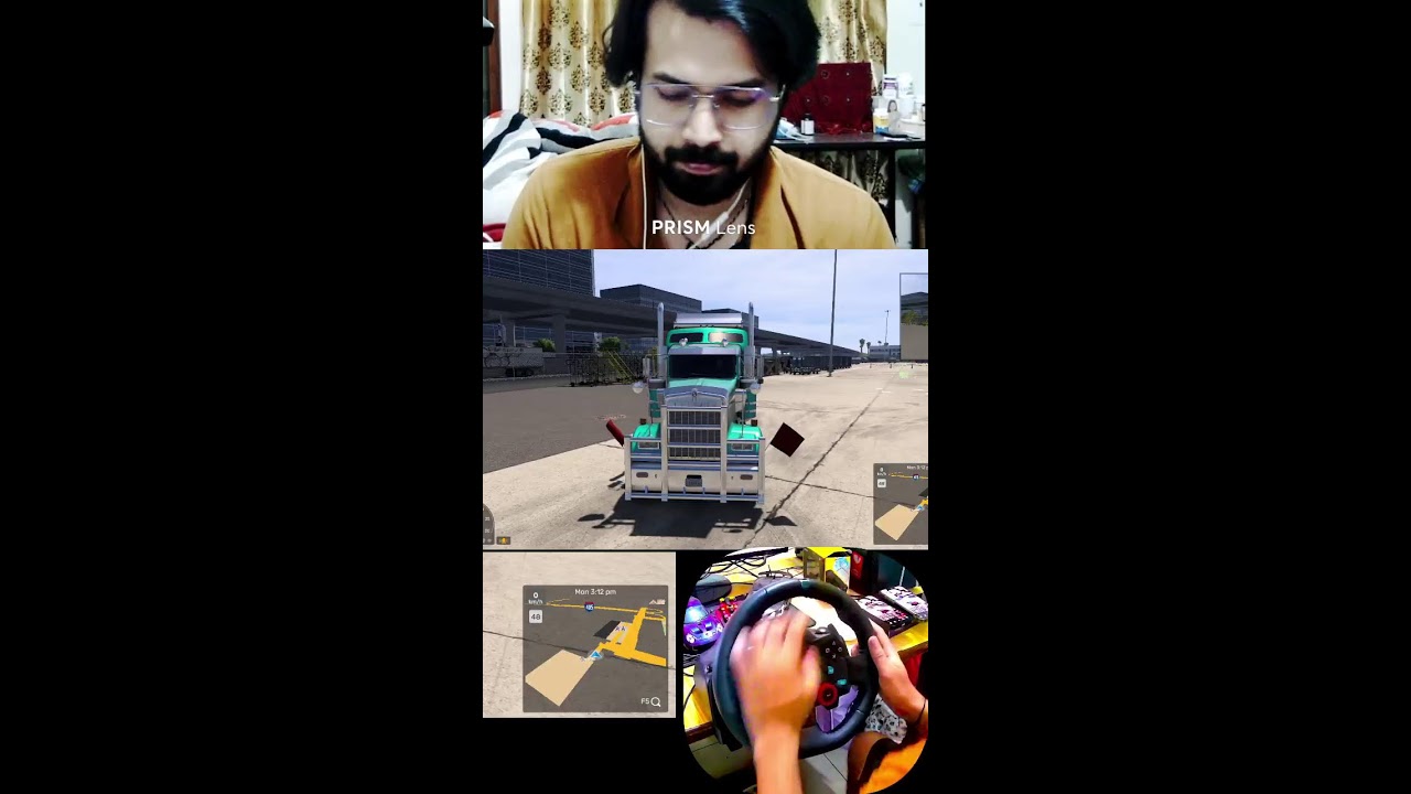 ATS 2 Live | Indian Gamer | Facecam | Logitech G29 #shorts #ats #ets2