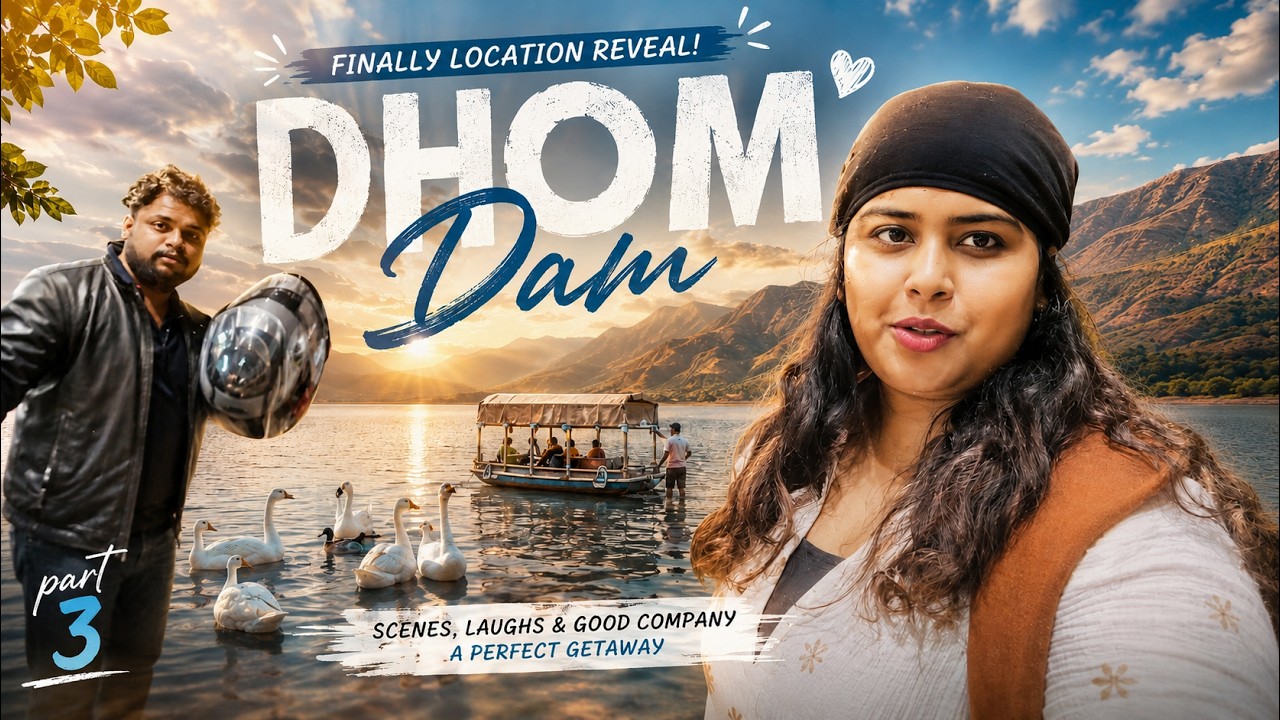 Location Zala Reveal- DHOM DAM (Wai, Satara)🌊🏞️📍