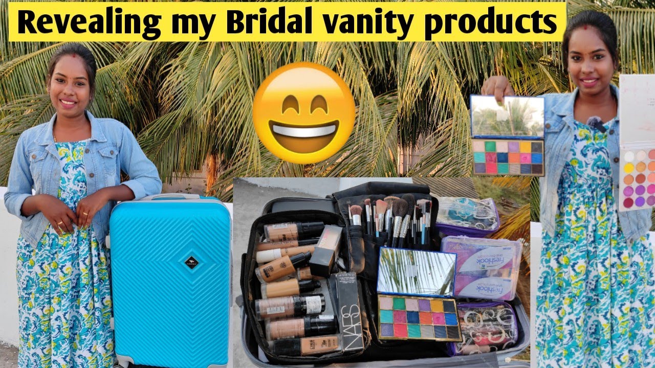 Revealing My BRIDAL VANITY PRODUCTS 🤩Vanity Your✨Makeup Artist Life