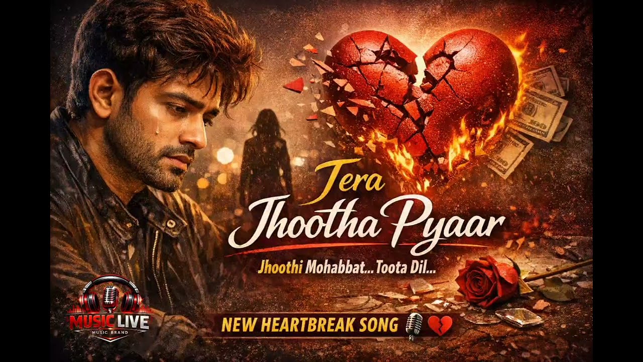 Tera Jhootha Pyaar - Music Live (Official Video) | New Hindi Sad Song 2026