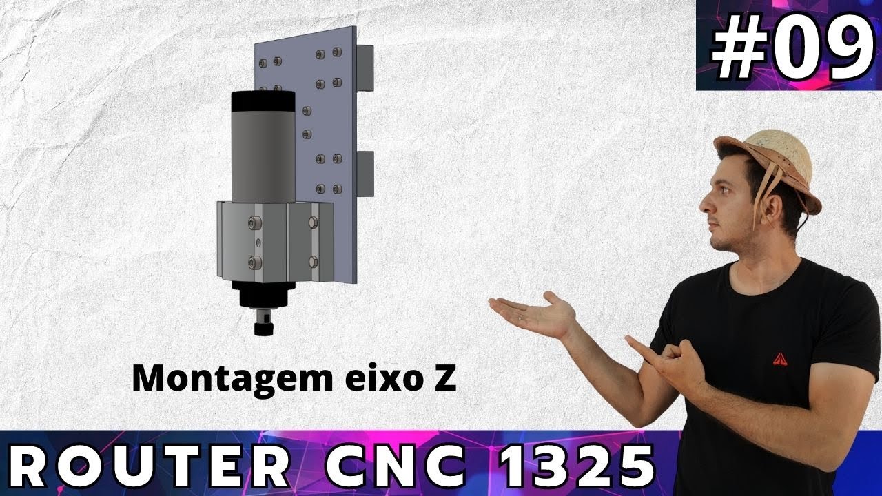 Router CNC 1325 - Montagem eixo Z #09