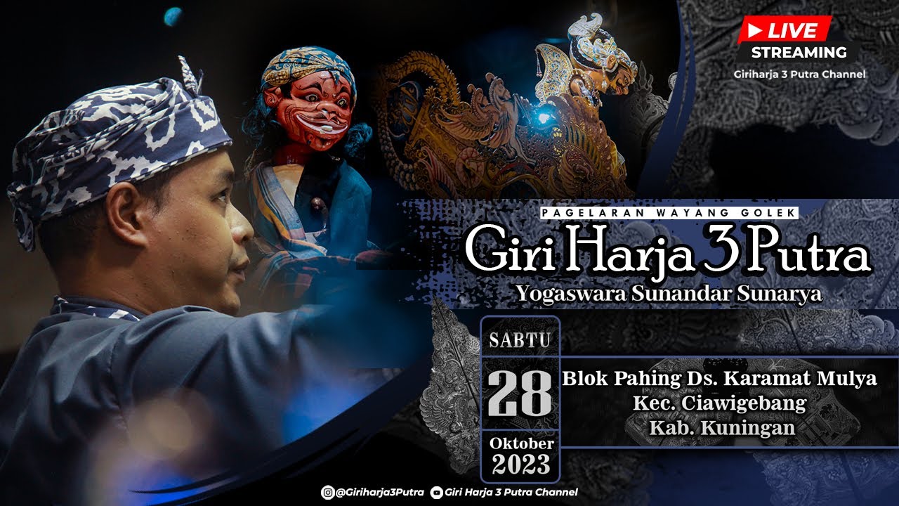 🔴LIVE LAKON : JABANG TUTUKA || GIRIHARJA 3 PUTRA - YOGASWARA SUNANDAR | 28/10/23 #giriharja3putra