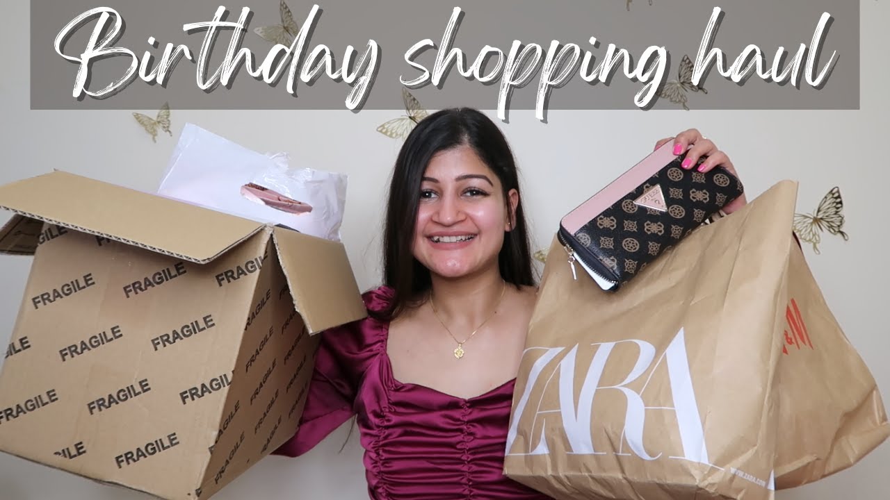 *HUGE* BIRTHDAY SHOPPING HAUL || STEVE MADDEN, H&M, ZARA & MORE... RIDHIMAA MOHINI