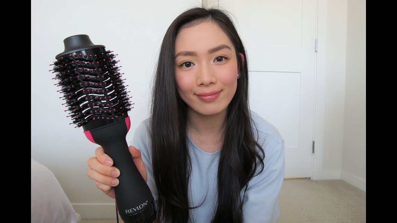 REVLON ONE-STEP HAIR DRYER AND VOLUMIZER FIRST IMPRESSION REVIEW! - LindaYoung