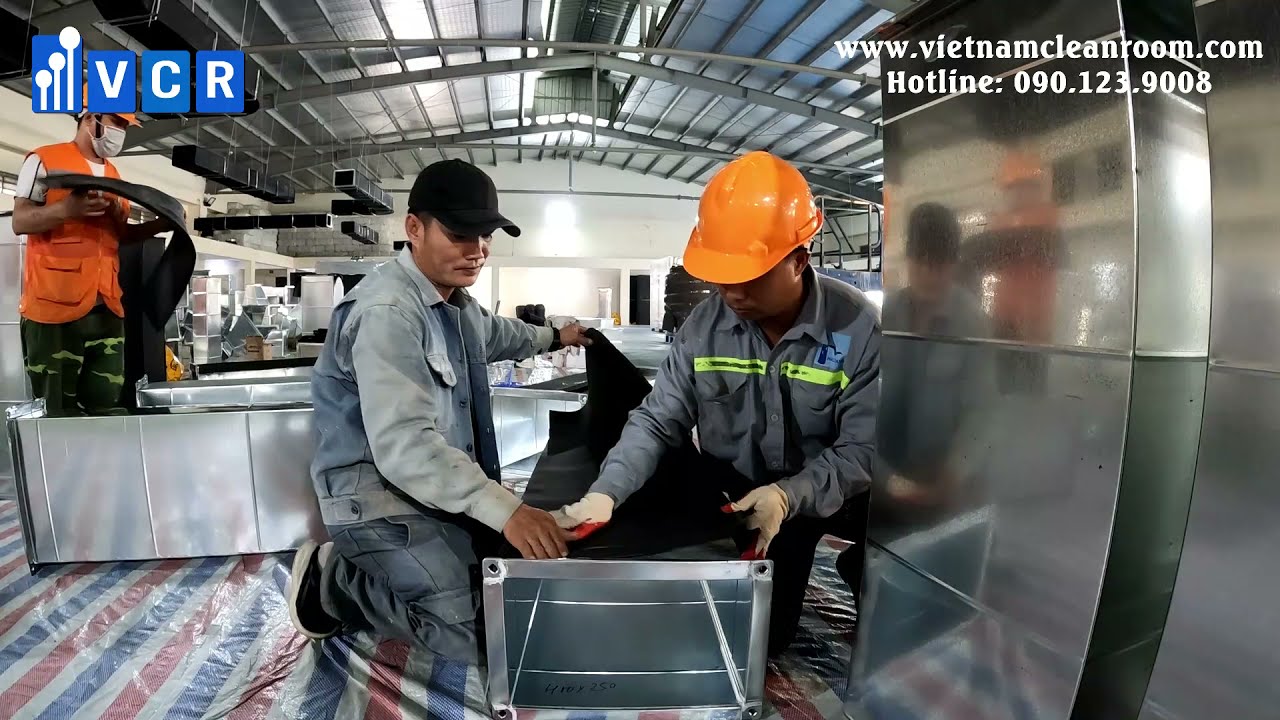 Thi Công Ống Gió Phòng Sạch - Phần 1
