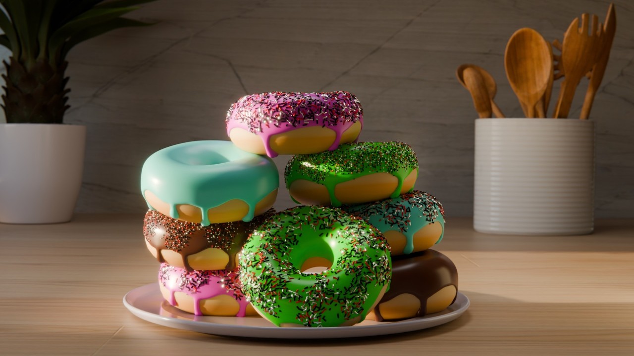My Attempt at the Donut (Blender)