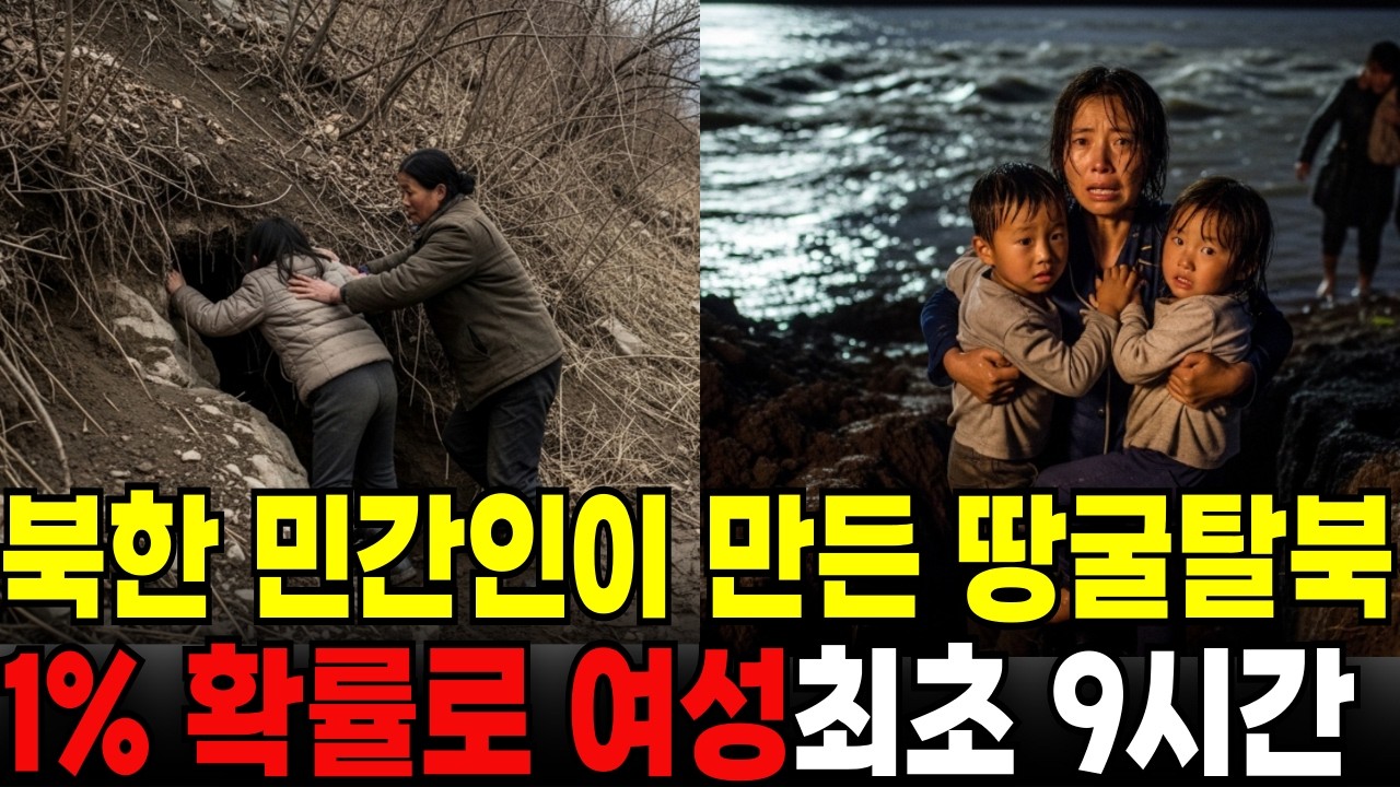 9시간만에 초고속 탈북한 최초의 여성. 이날까진 아무도 이 루트를 몰랐다. 탈북경로 탈불사연