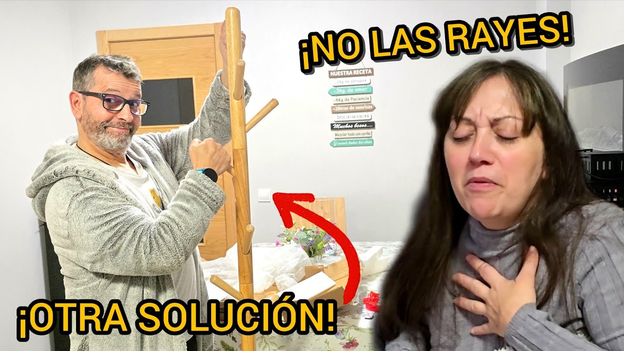 Mi mujer no quiere que se rayen las puertas nuevas… y mirad lo que acabé montando 😅