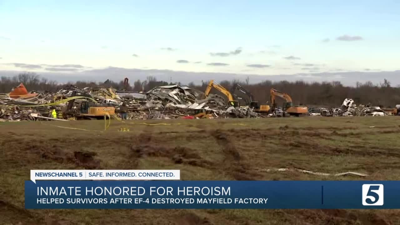 'I was there for a reason' Inmate saves tornado survivors at Mayfield candle factory