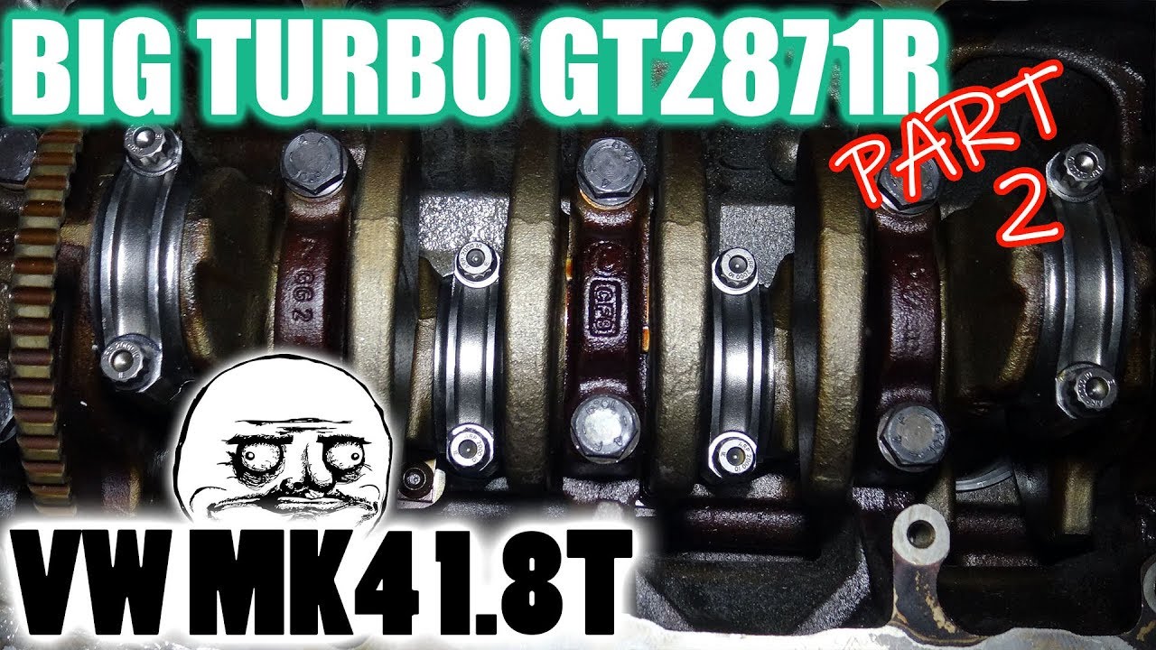 VW MK4 1.8t Big Turbo GT2871R Part 2
