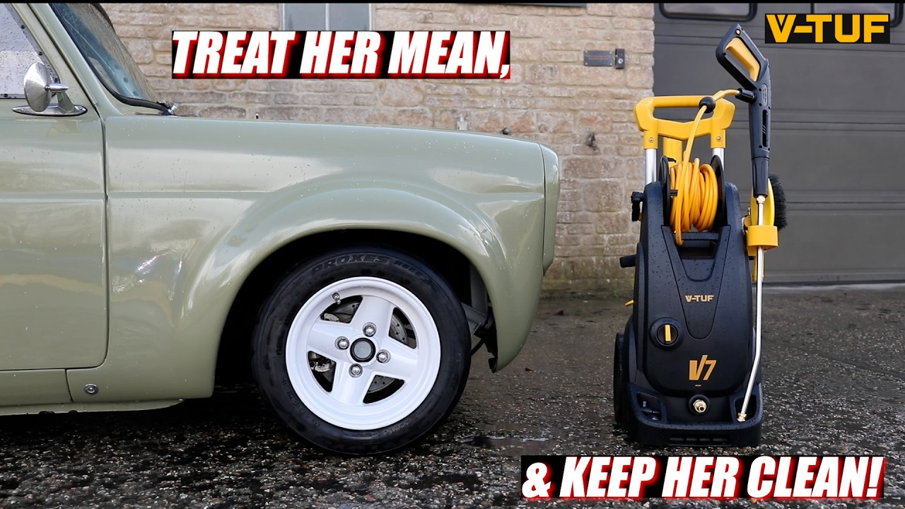 Testing The V-TUF V7 Pressure Washer - Urchfab's Race Car Detailing Services ???