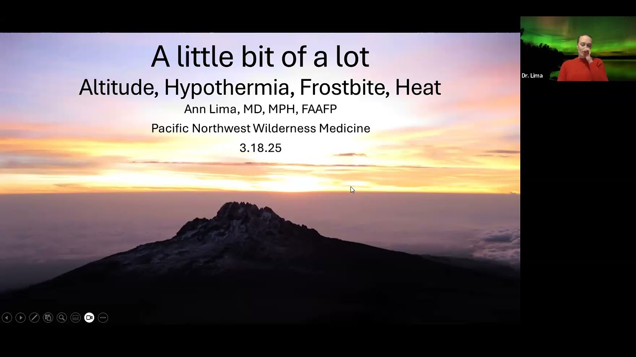 Hypothermia, Altitude Sickness, Frost Bite, Heat Illness (Interactive Edition!) - Dr. Lima