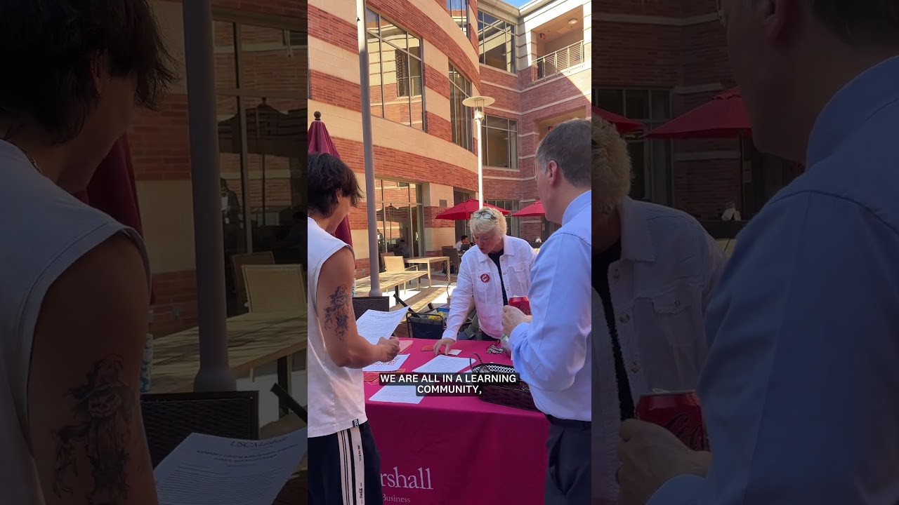 Asking Professors Your Burning Questions | USC Marshall