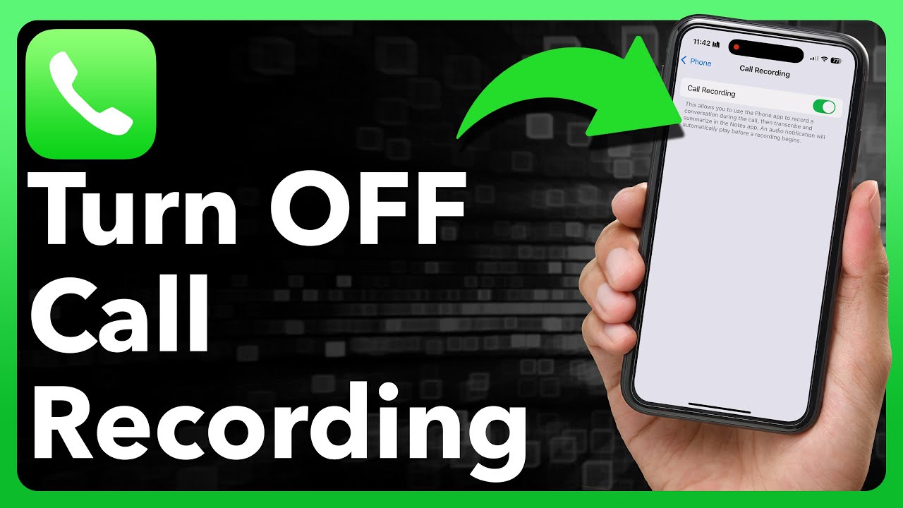 How To Turn Off Call Recording On iPhone