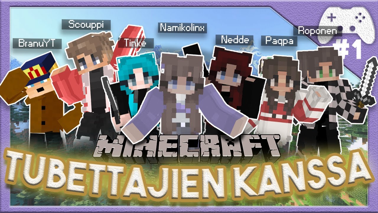 MINECRAFT SURVIVAL TUBETTAJIEN KANSSA 🤩 (SARJAN ALOITUS) #1