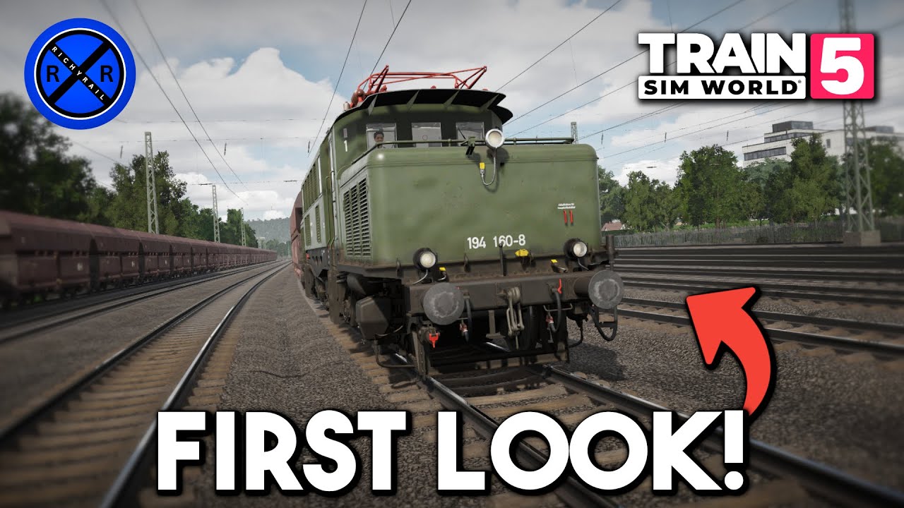 FIRST LOOK! | BR194/E94 Gameplay Pack! | Train Sim World 5
