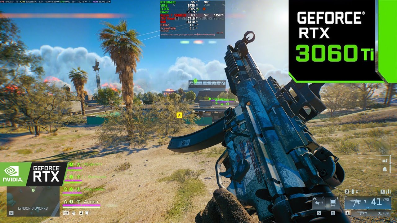 Battlefield 6 BATTLE ROYALE REDSEC Ryzen 7 5800X3D - RTX 3060Ti 1440p DLSS Low