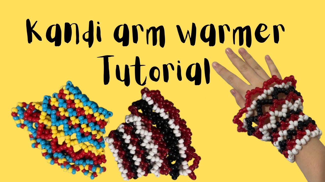 Kandi arm armer/ Flared Kandi ruffle Cuff Tutorial