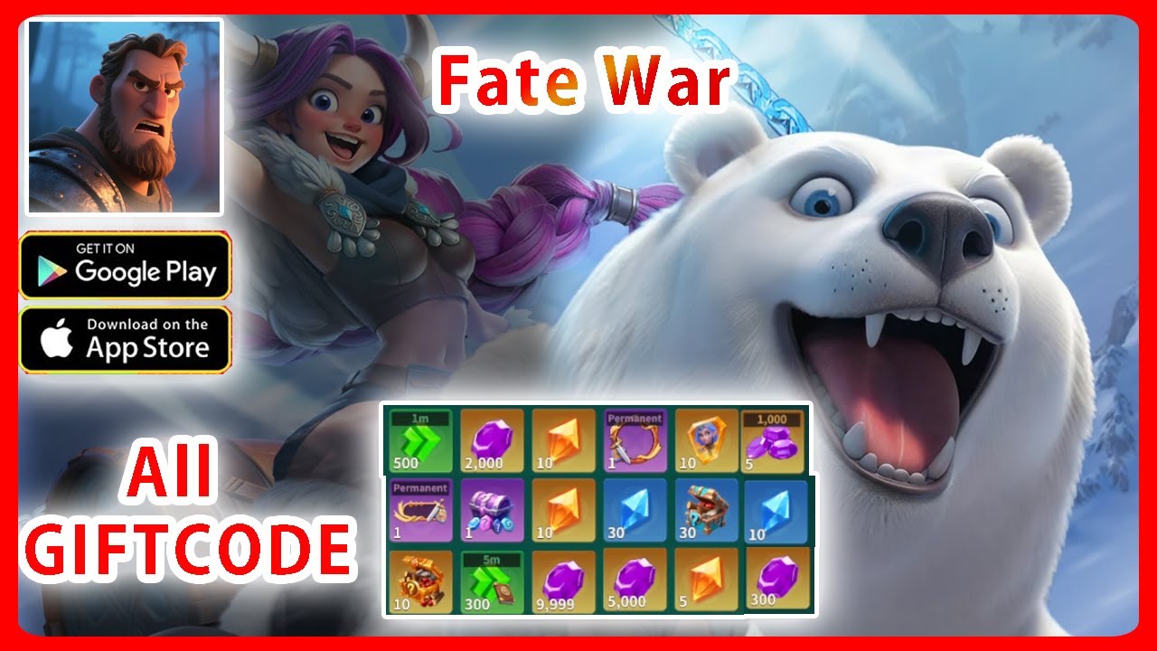 How To Redeem Code Fate War & All Giftcodes & Official Launch Strategy Game Android & IOS