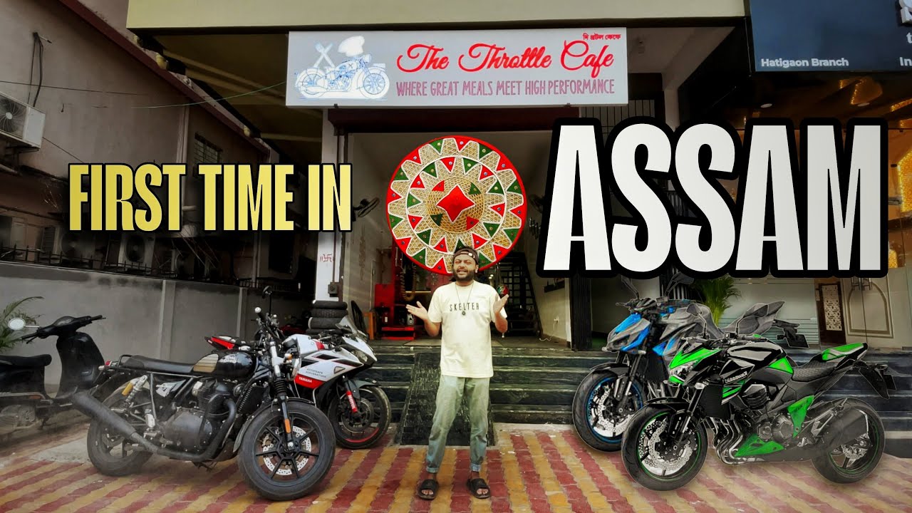 First Time in Assam All in One Bikers Store Cafe Service Accessories