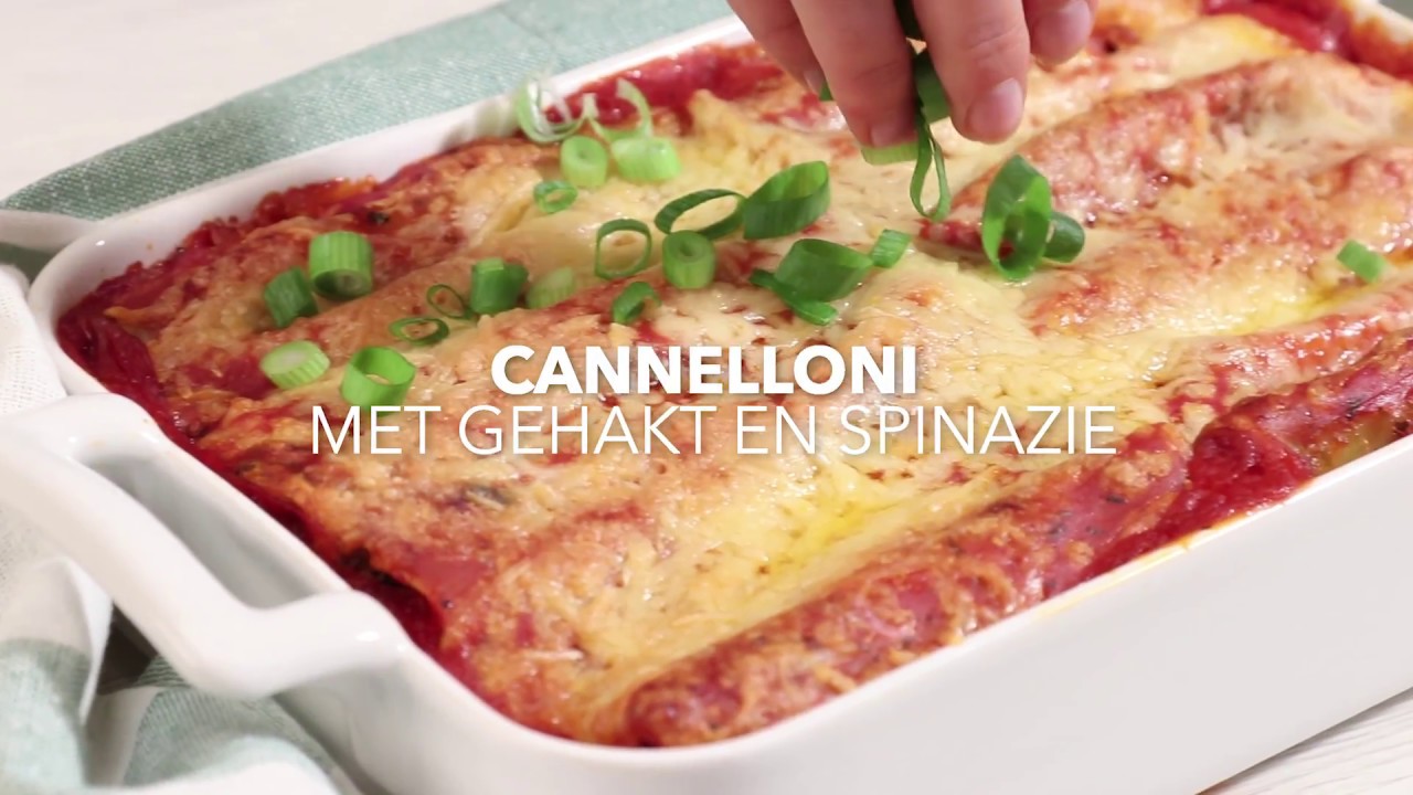 Verstegen - Cannelloni met gehakt en spinazie uit de oven