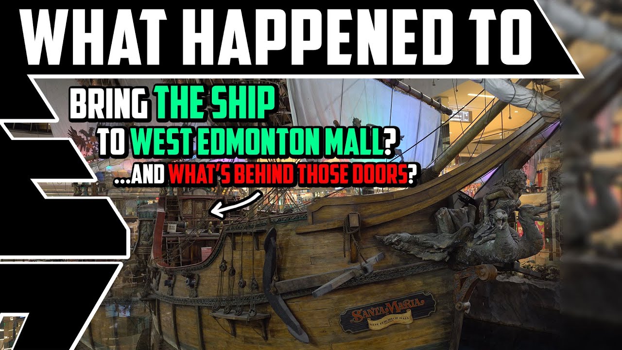 Корабль в торговом центре West Edmonton Mall — лучший торговый центр в Эдмонтоне