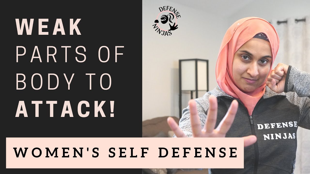 1. WEAK PARTS of the human body to ATTACK! | Women's Self Defense