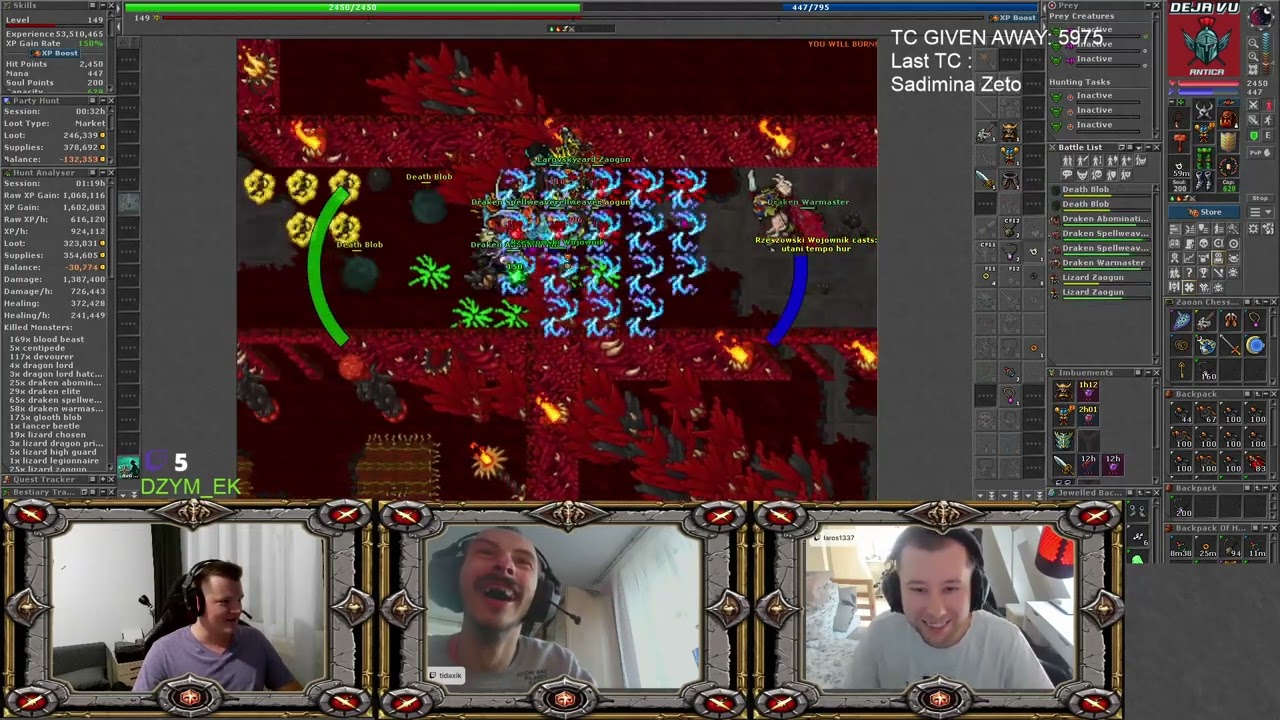 Tibia Antica - akcja brak manasów na WOTE xD