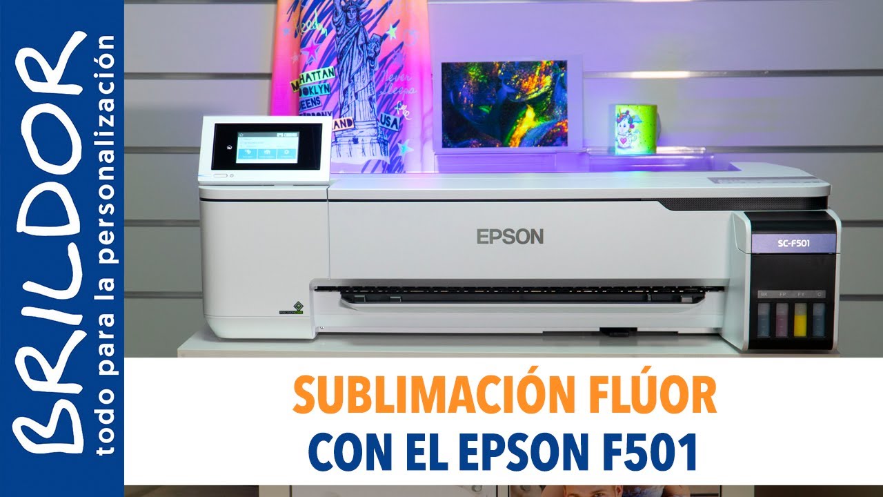 SUBLIMACIÓN FLÚOR / NEÓN CON EPSON F501 / F571