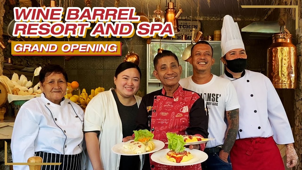 WINE BARREL RESORT & SPA GRAND OPENING | OMELETTE 3 WAYS ft. 