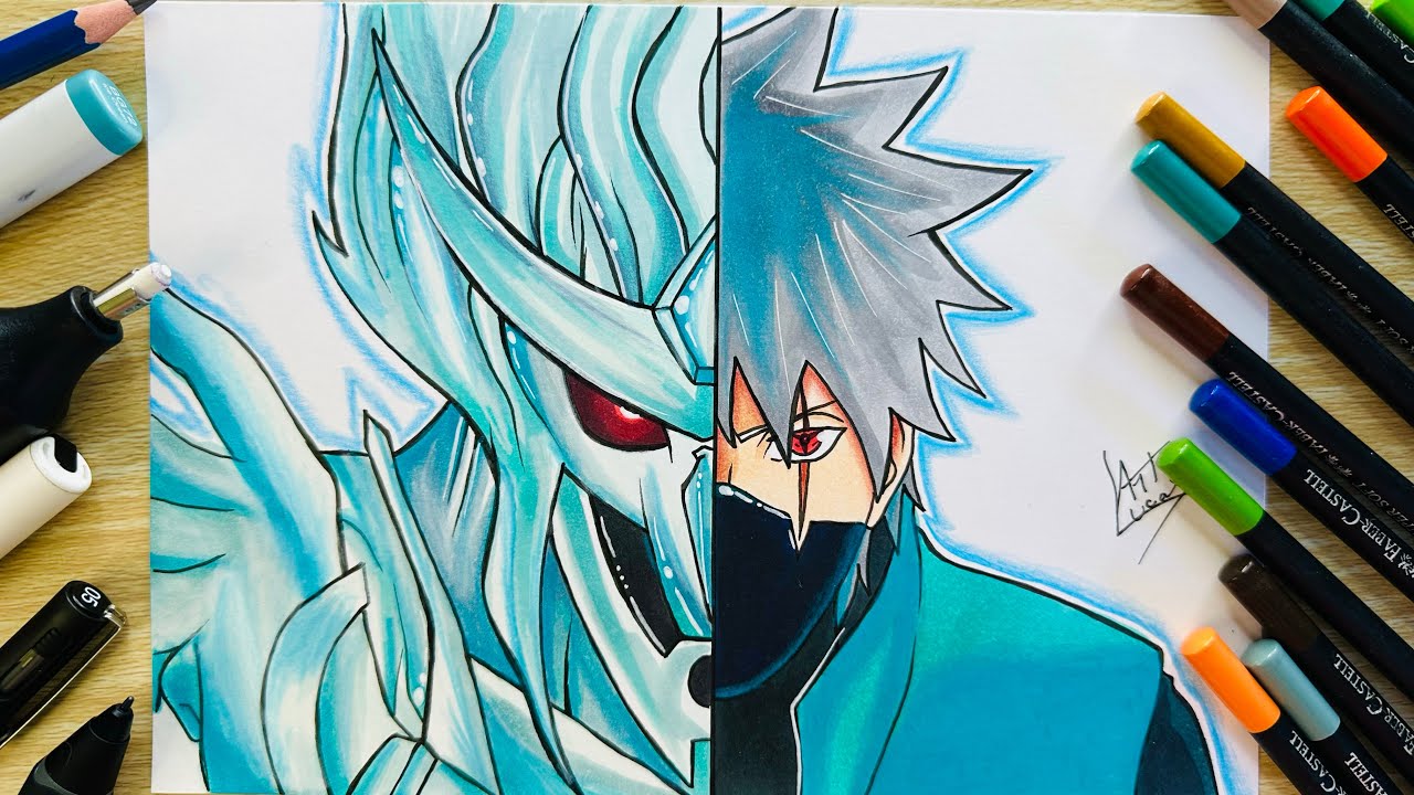 Como Desenhar o Kakashi / Susanoo