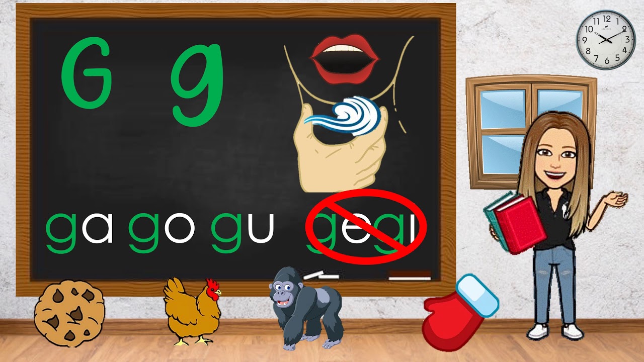 Aprendiendo la j y g