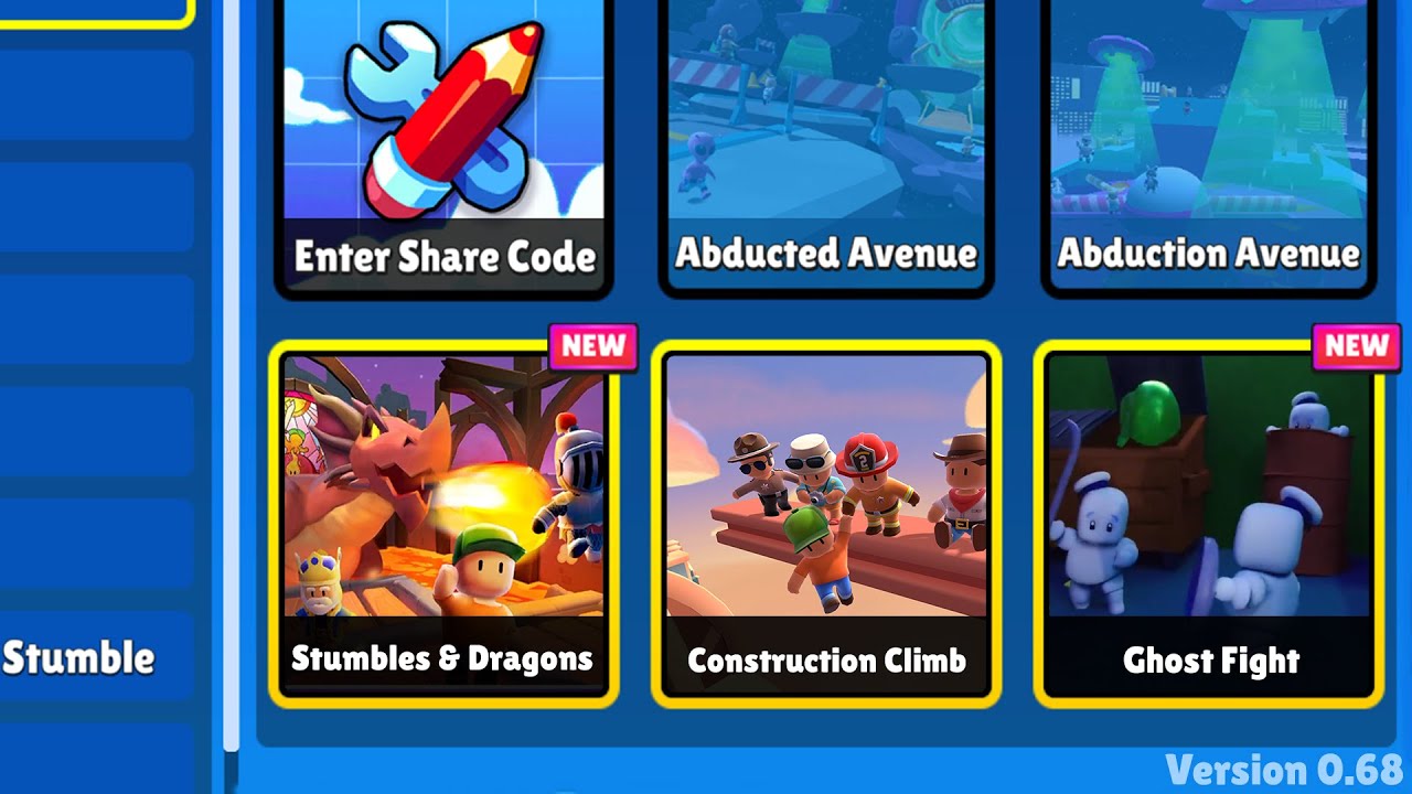 *NEW* 0.68 UPDATE! - NEW STUMBLES & DRAGONS MAP GAMEPLAY | STUMBLE GUYS