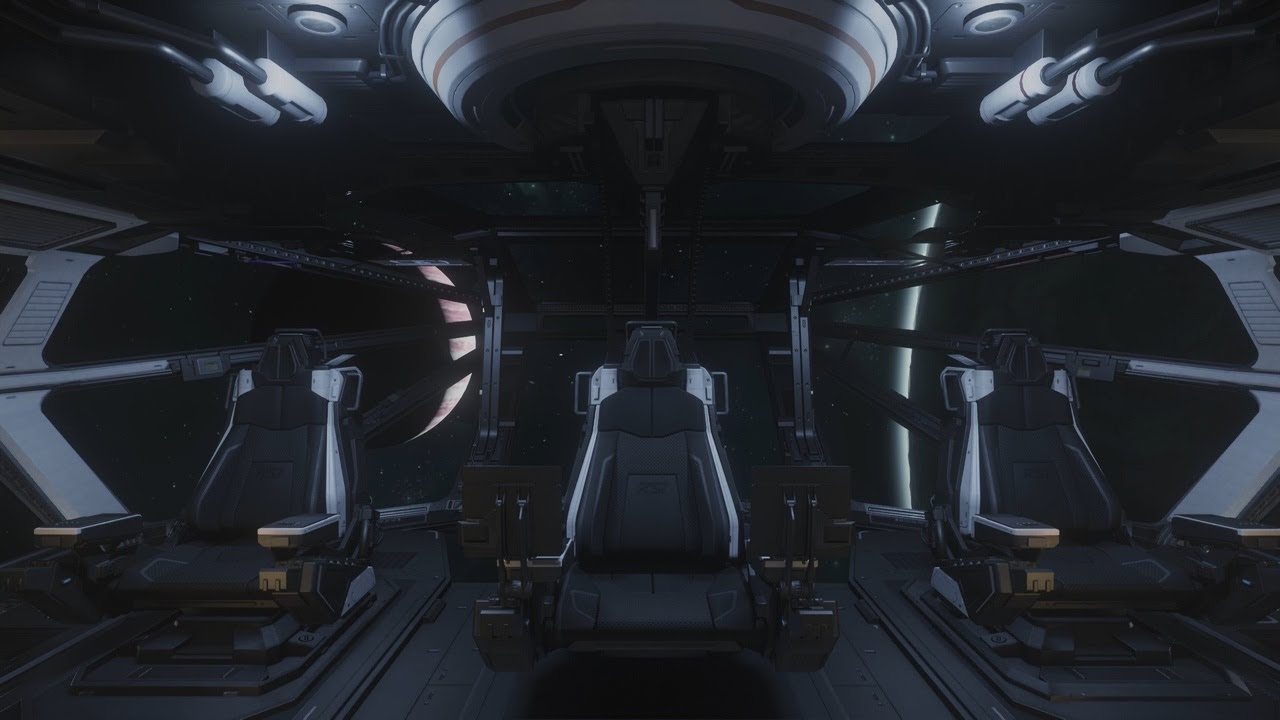 Star Citizen Ambience | Constellation Taurus Interior | Calm Cockpit Drift and Deep Space Hum | 4K