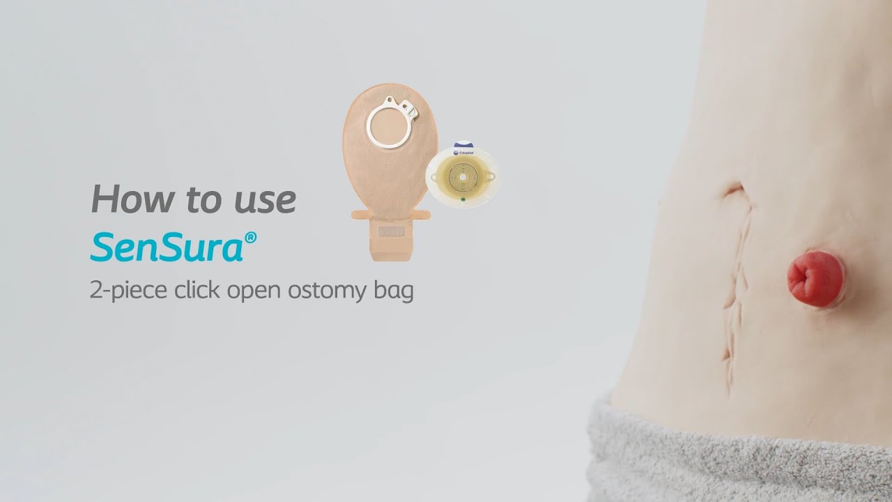 SenSura&reg; 2-piece Colostomy bag (Open) | How to use video (English) | Coloplast India
