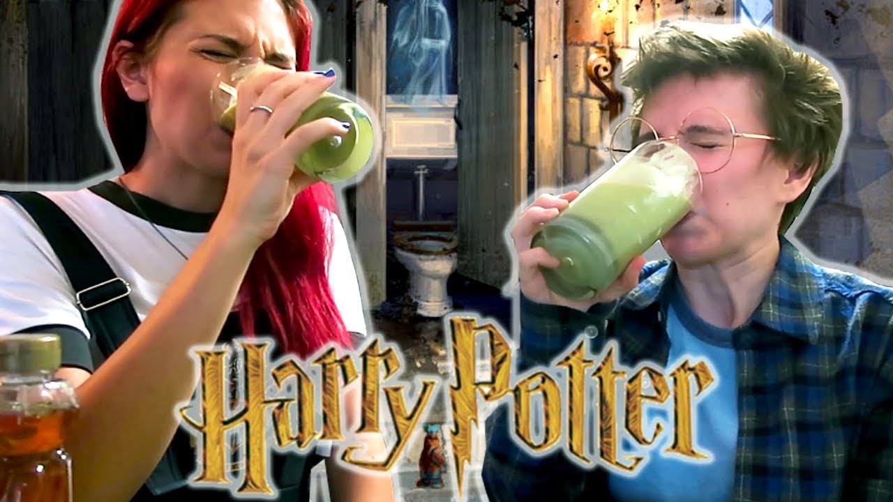 Harry Potter Polyjuice Potion Challenge ft. Brizzy Voices (Smoothie Challenge)