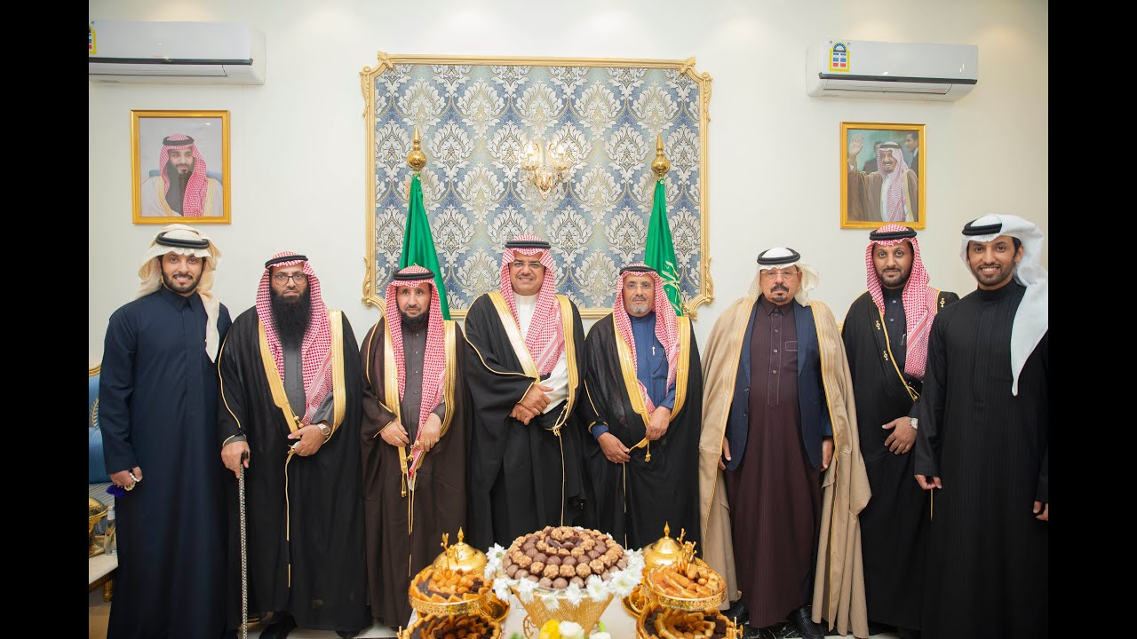 زيارة صاحب السمو الأمير منصور بن محمد بن سعد ال سعود محافظ حفر الباطن لديوان بندر الشامي المريخي
