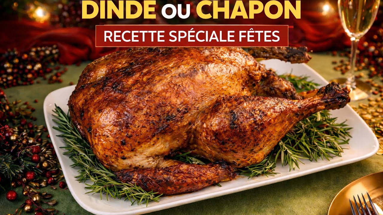 La MEILLEURE recette de dinde / chapon pour les fêtes 🎄🍗