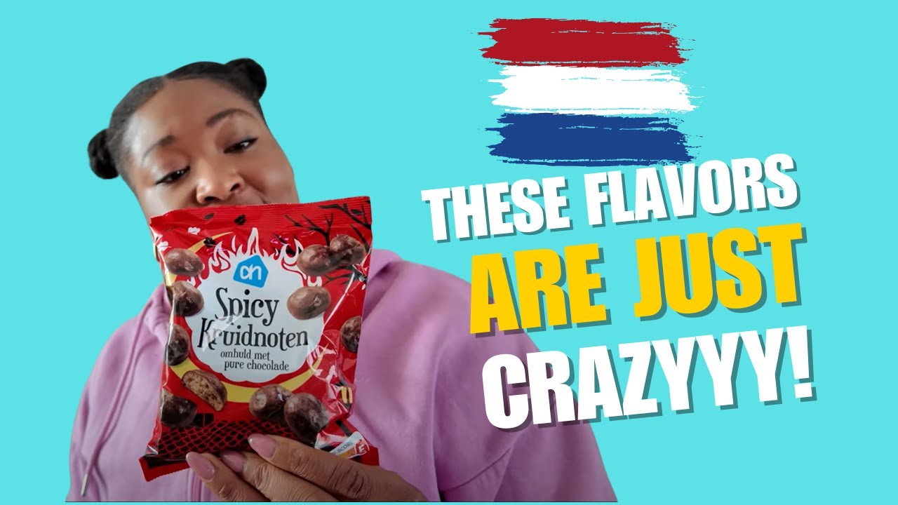 Trying the WEIRDEST flavors of Dutch Kruidnoten