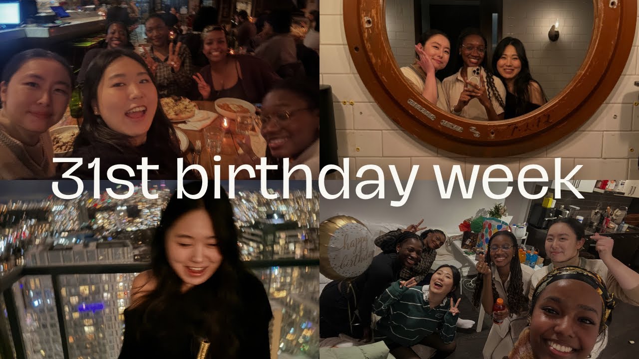 (SUB) 31번째 생일 주간 vlog 🎂 l 외롭지 않게 토론토에서 생일 맞기 l 2026년 첫 슬립오버 | 생일선물 언박싱🎁
