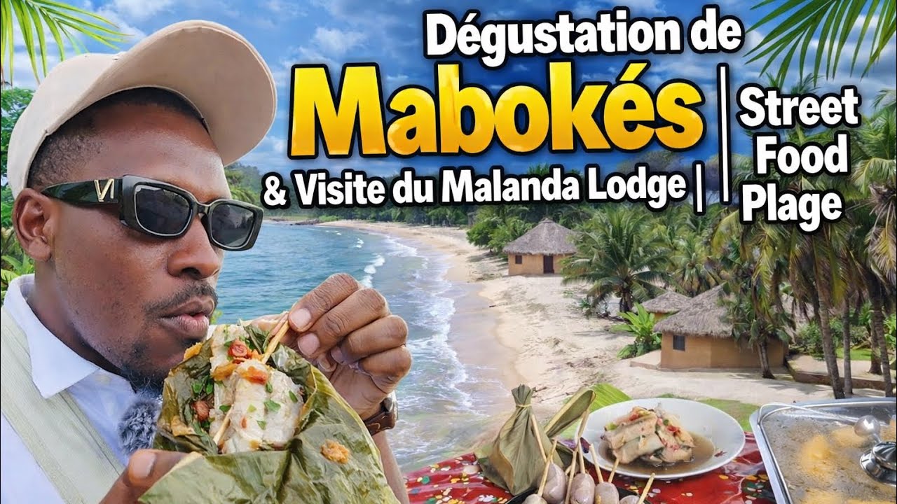 Vlog Congo : Dégustation de Mabokés | Street Food | & Visite du Malanda Lodge | Plage 