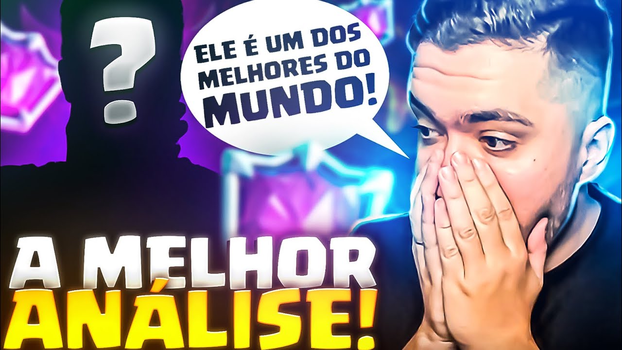ANALISEI o MELHOR JOGADOR de CLASH ROYALE da HISTÓRIA!